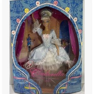 NEW IN BOX Vintage Cinderella The Glass Slipper Ballet Jakks Pacific Barbie Doll